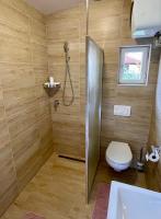 Koupelna v ubytování Apartmán Dominikánská