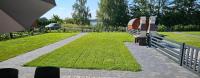 Vonkajšia záhrada v ubytovaní Wake domek Blue House Januszkowice
