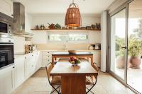 A kitchen or kitchenette at Villa Tramuntana Luxury Sea View Retreat - Cap d'en Font, Menorca