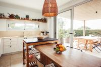 A kitchen or kitchenette at Villa Tramuntana Luxury Sea View Retreat - Cap d'en Font, Menorca