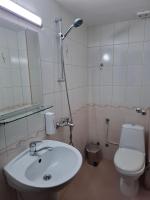 Koupelna v ubytování Guest house Skabrin