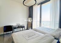 Postel nebo postele na pokoji v ubytování Splendid 3BR in Stella Maris,Sea View,Dubai Marina