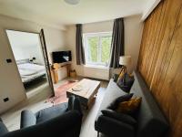 TV a/nebo společenská místnost v ubytování Apartmány Panorama Harrachov
