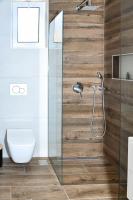 A bathroom at Casa del mar