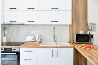 A kitchen or kitchenette at Casa del mar