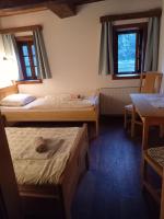 Postel nebo postele na pokoji v ubytování Pension Sava Turizam