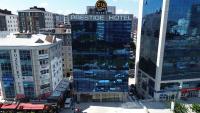 Nespecifikovaný výhled na destinaci Istanbul nebo výhled na město při pohledu z hotelu
