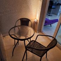 departamento en Nordelta condo 216 2 amb bahia de Nordeltaにあるシーティングエリア