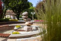A garden outside Hotel Lido - slow & natural living
