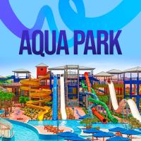 Bazén v ubytování Pickalbatros Alf Leila Wa Leila Resort - Neverland Hurghada nebo v jeho okolí