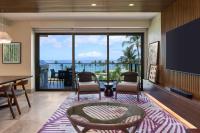 a living room with a view of the ocean at Andaz Maui at Wailea Resort - A Concept by Hyatt in Wailea