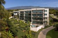 an aerial view of a building with palm trees at Andaz Maui at Wailea Resort - A Concept by Hyatt in Wailea