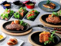a table topped with plates of food on plates at Kawasaki King Skyfront Tokyu REI Hotel in Kawasaki