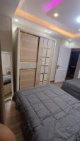 Postel nebo postele na pokoji v ubytování شقه للايجار في مدينتي b6 Al00