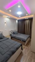 Postel nebo postele na pokoji v ubytování شقه للايجار في مدينتي b6 Al00