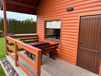 Balkon lub taras w obiekcie Domki Wczasowe Papaya