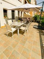 Patio alebo iná vonkajšia časť ubytovania Casa Piedralén