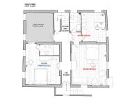 Půdorys ubytování Aria e Luce Suites a Venezia