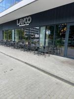 Restaurace v ubytování Apartament Lux Kasprowicza z basenem SPA Siłownia