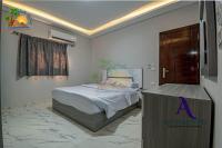 Půdorys ubytování The Awesome 3-Bedroom Apartment & 2 bathroom in Al-Ahyaa Hurghada