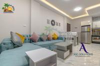 Půdorys ubytování The Awesome 3-Bedroom Apartment & 2 bathroom in Al-Ahyaa Hurghada