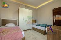 Půdorys ubytování The Awesome 3-Bedroom Apartment & 2 bathroom in Al-Ahyaa Hurghada
