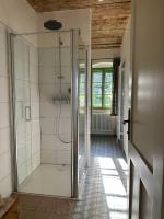 Koupelna v ubytování Apartmány Hodňov 17