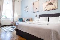 Posteľ alebo postele v izbe v ubytovaní Househost Apartment - Kupa 2