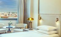 Postel nebo postele na pokoji v ubytování Hotel Princesa Plaza Madrid