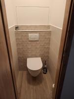Koupelna v ubytování Apartmán u Rákosníčka