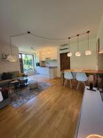 Kuchyň nebo kuchyňský kout v ubytování Apartmán v Praze 6, Sedlec