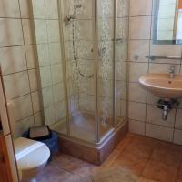 Kúpeľňa v ubytovaní Leśny Dwór
