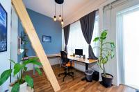 TV a/nebo společenská místnost v ubytování Loft House 170qm, Central, Own Garden, Parking lot