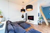 Posezení v ubytování Loft House 170qm, Central, Own Garden, Parking lot