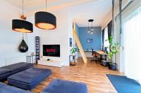 Posezení v ubytování Loft House 170qm, Central, Own Garden, Parking lot