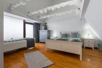 Posteľ alebo postele v izbe v ubytovaní Apartementy Plac Solny 20