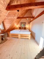 Postel nebo postele na pokoji v ubytování Boutique Cottage Tkalcovna
