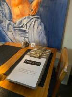 a table with a chess board on top of it at Dogan's Langenthal in Langenthal