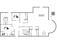 Půdorys ubytování Holiday Home Sannie - 450m from the sea by Interhome
