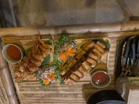 Jídlo v vily nebo okolí