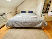 Posteľ alebo postele v izbe v ubytovaní Mia Airport studio apartment - 0-24h Self check in&out - Parking on site