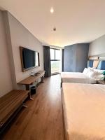 Apec Mandala Wyndham Mũi Né - R1210にあるテレビまたはエンターテインメントセンター