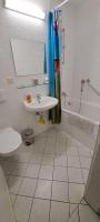 Koupelna v ubytování Ferienapartment-Leipzig-Plagwitz