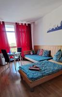 Posezení v ubytování Ferienapartment-Leipzig-Plagwitz