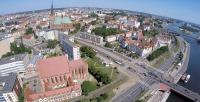 Výhľad na mesto Štetín alebo výhľad na mesto priamo z apartmánu