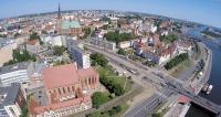 Výhľad na mesto Štetín alebo výhľad na mesto priamo z apartmánu