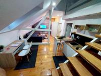 Posedenie v ubytovaní Loft Osijek