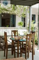 Patio nebo venkovní prostory v ubytování Le Mékong Bleu Homestay