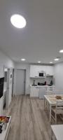 Kuchyň nebo kuchyňský kout v ubytování APARTAMENTOS TANEZ SANTURCE a
