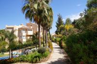 Vonkajšia záhrada v ubytovaní Elviria Apartment